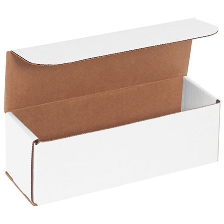 Bsc Preferred 9 x 3 x 3'' White Corrugated Mailers, 50PK BUY00029172